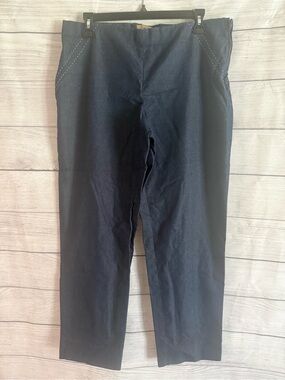IEdesigned Dark Navy Cropped Pants